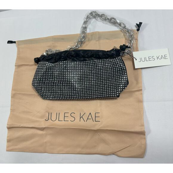 Jules Kae NWT Brea Large - Black‎ Crystal - Picture 4 of 7
